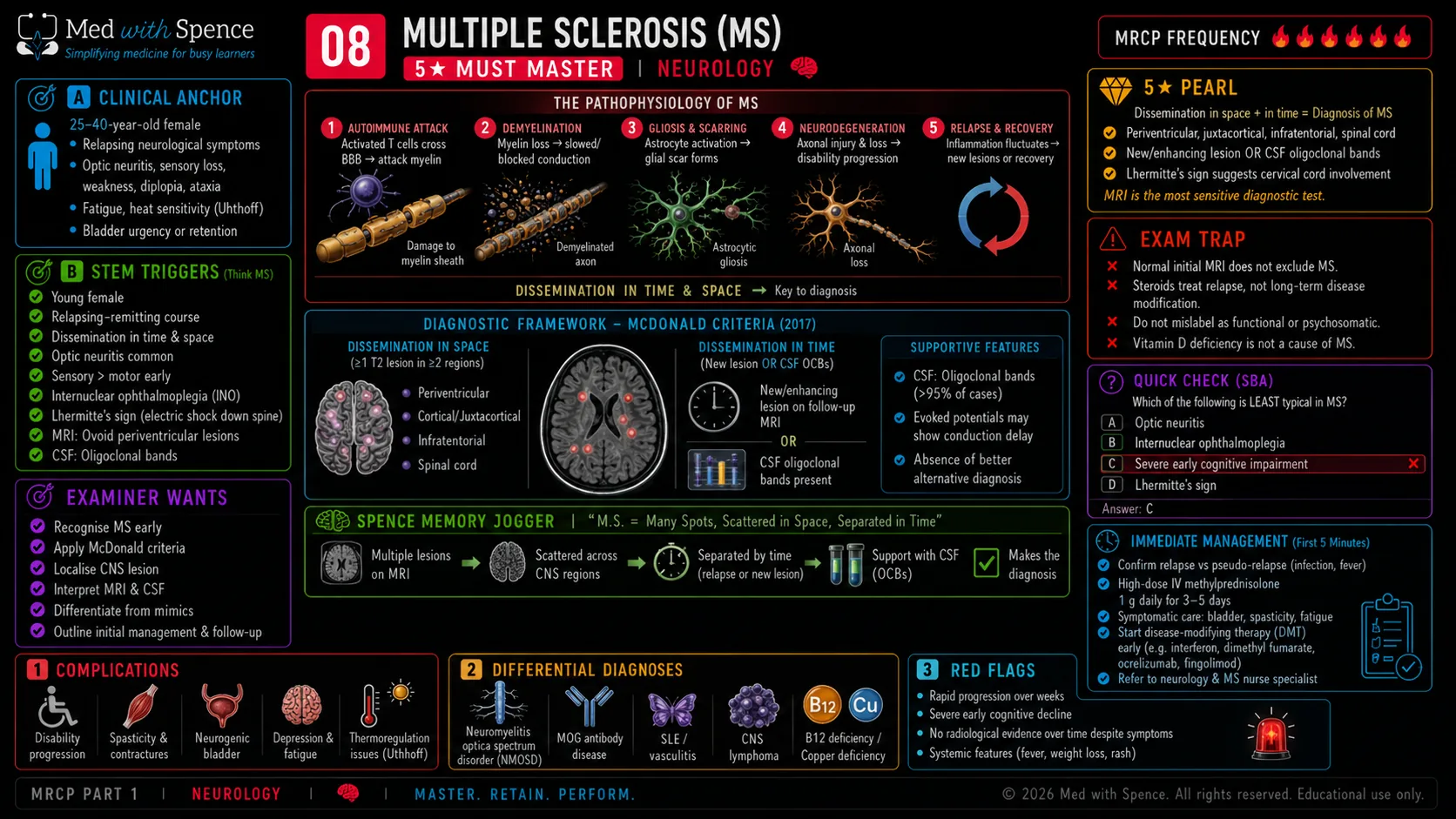 Multiple sclerosis slide